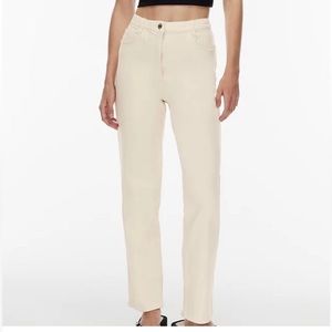 Aritzia Wilfred Melina pants (twill fabric in birch)